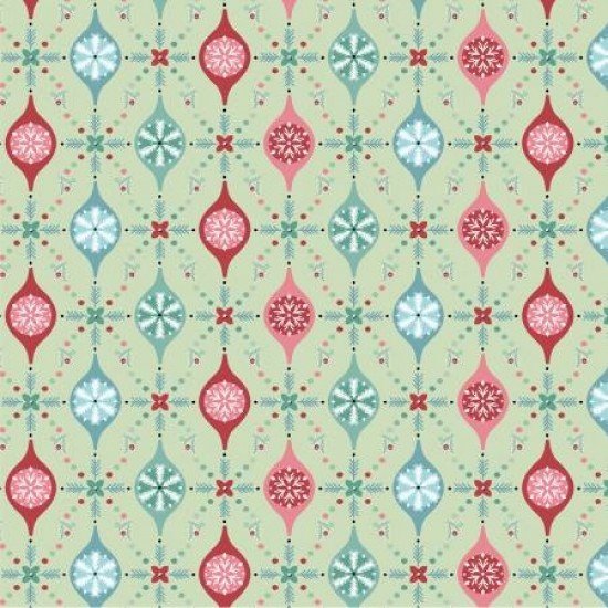 Frost & Furry by Poppie Cotton - Merry Berries - Mint image 0