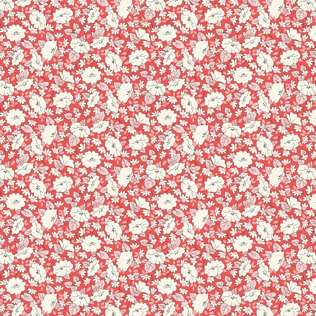 Liberty Tudor Celebration - Mayflower Meadow - Red image 0