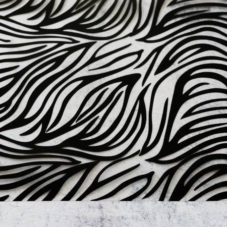 Zebra Vinyl 1/2yd- Bag making by Sallie Tomato image 0