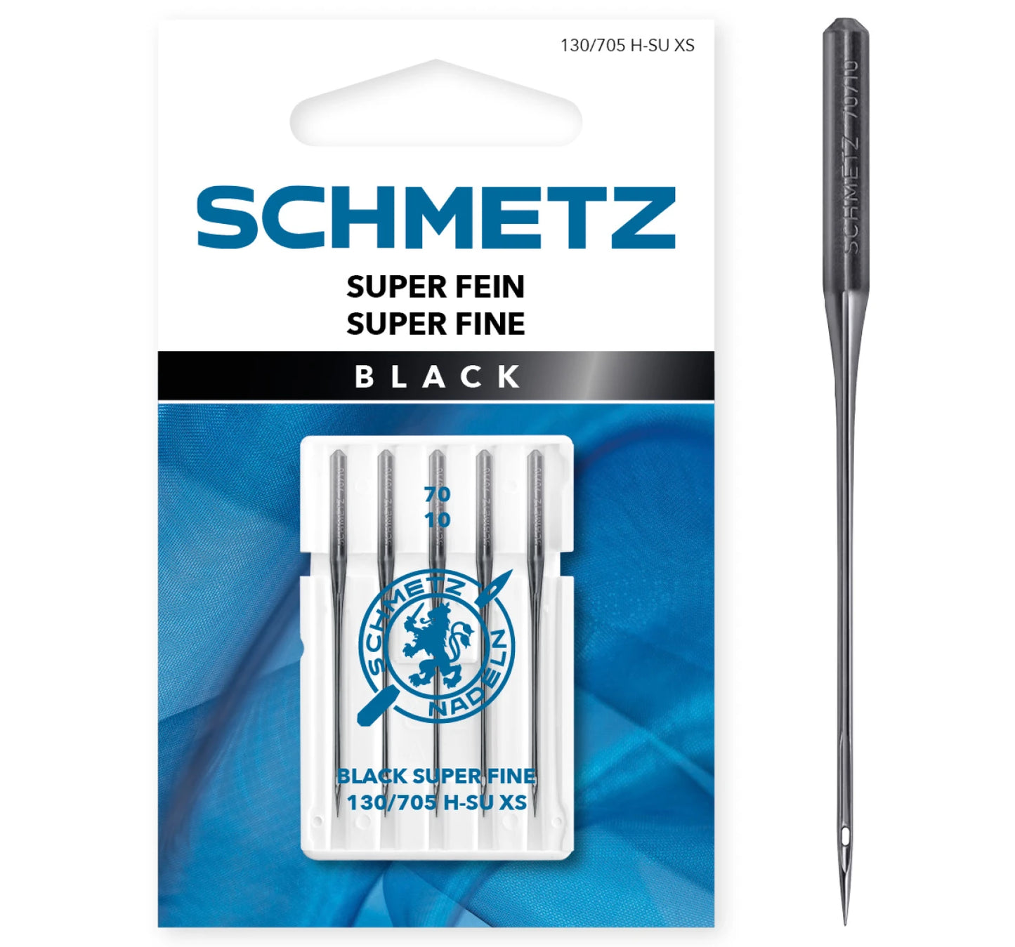 Black Super Fine Needle Size 70/10