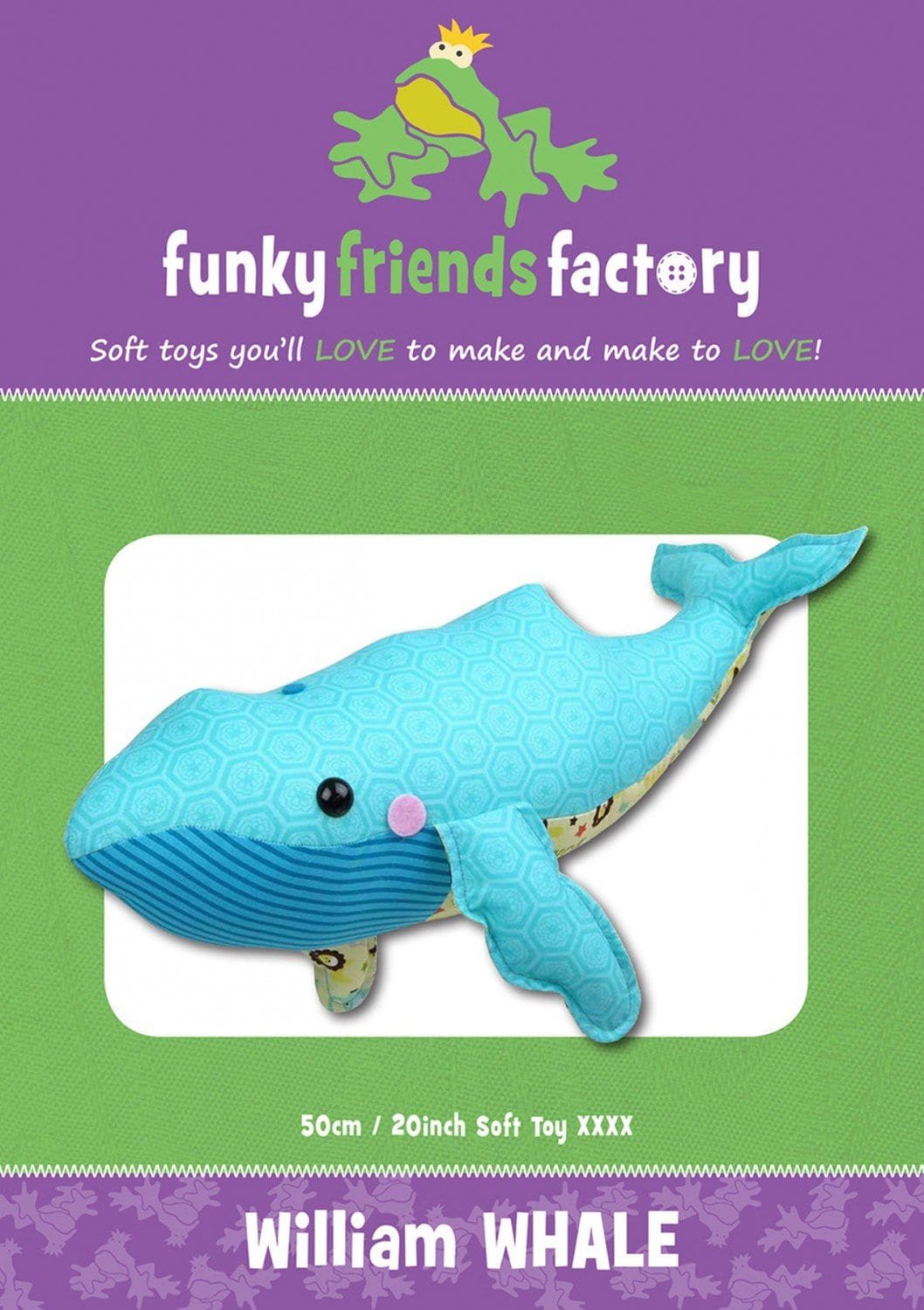 William Whale - Funky Friends Factory Pattern image 0