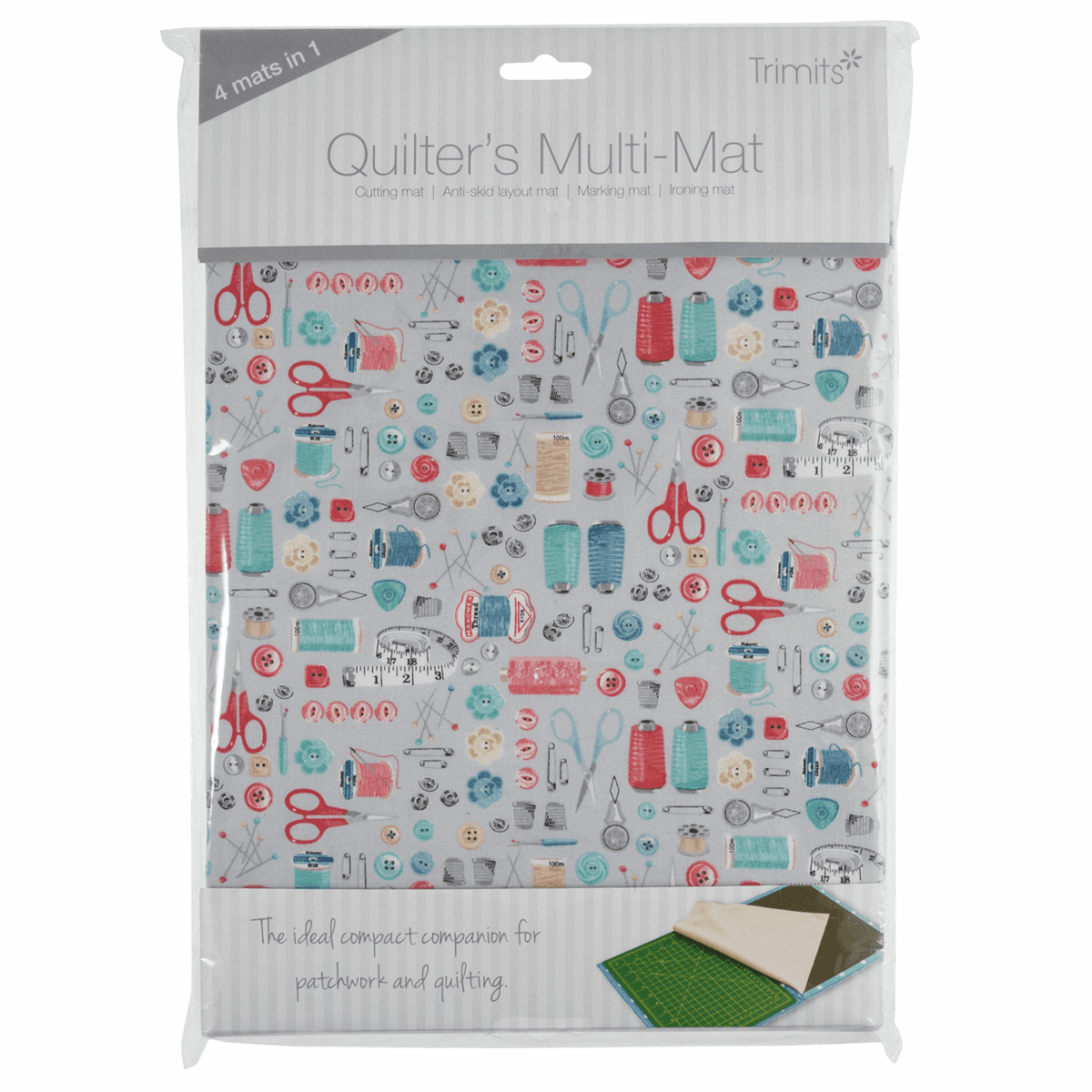 Quilters Multi-Mat: A4 (30 x 24cm): Stitch in Time image 0