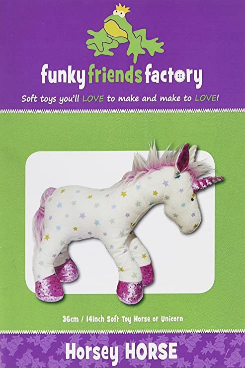 Horsey Horse & Unicorn - Funky Friends Factory Pattern image 0