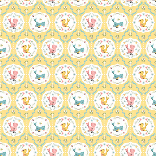 Finding Wonder by Poppie Cotton - Tweeting Yellow image 0