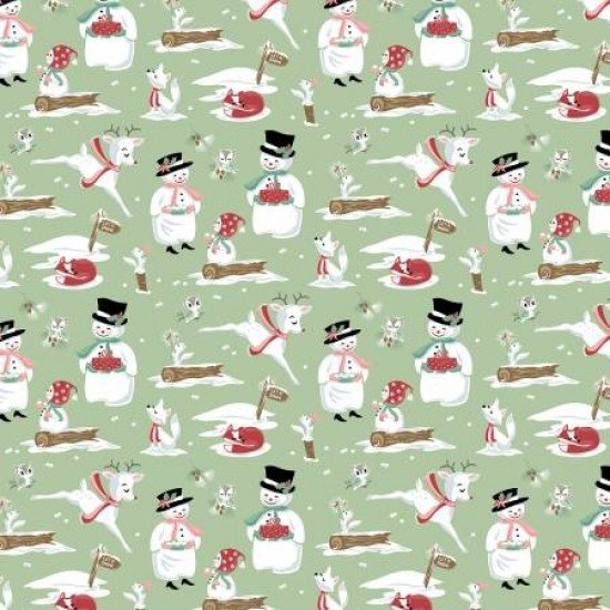 Frost & Furry by Poppie Cotton - Mr & Mrs Flurry - Mint image 0