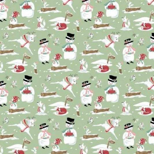 Frost & Furry by Poppie Cotton - Mr & Mrs Flurry - Mint image 0