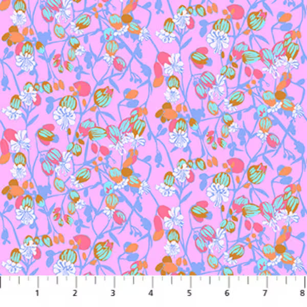 Jumpstart by Anna Maria Textiles  - Silene in Periwinkle