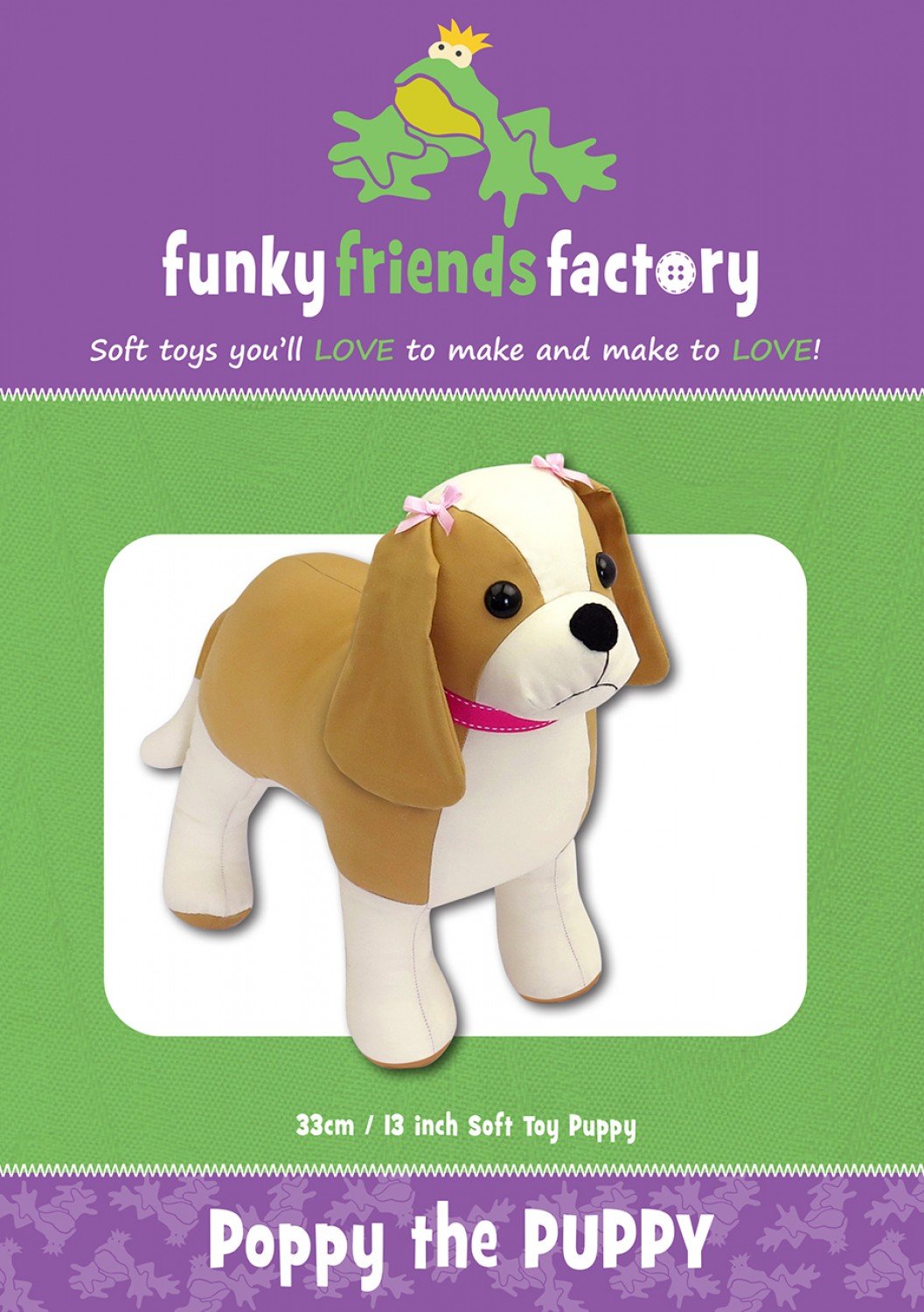 Poppy the Puppy - Funky Friends Factory Pattern image 0