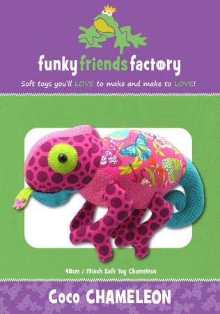 Coco The Chameleon - Funky Friends Factory Pattern image 0
