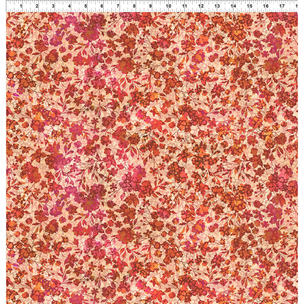 Allure by Jason Yenter - Red Blooming Floral Berry Vine