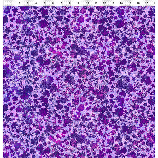 Allure by Jason Yenter - Purple Blooming Floral Berry Vine