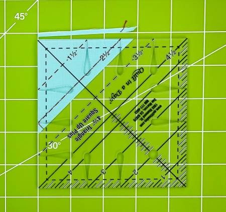 Quilt In A Day 4 1/2" Triangle Square Up PLUS Ruler image 2