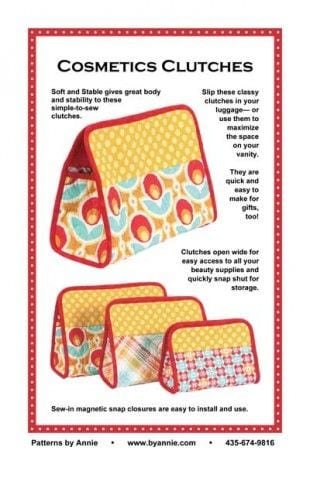 Cosmetic Clutches - Pattern From ByAnnie image 0