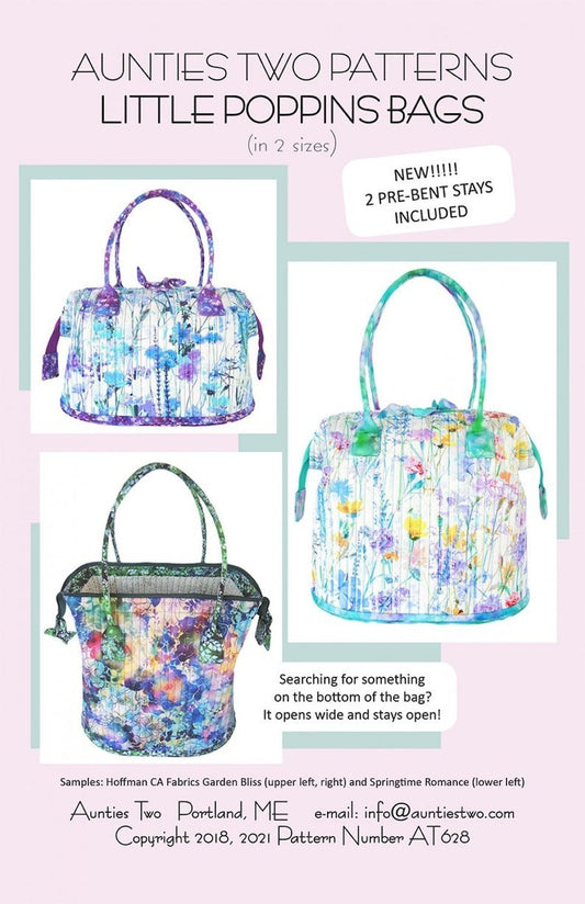 Aunties Two Little Poppins Bag Pattern image 0