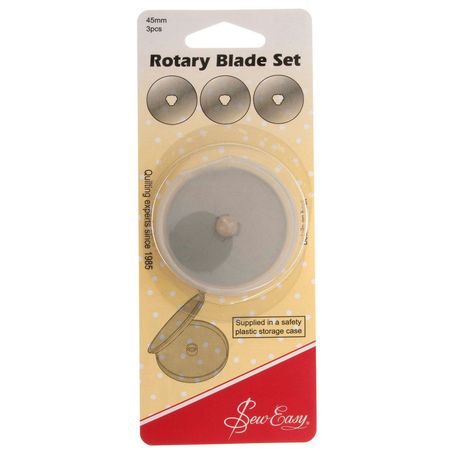Sew Easy Replacement Rotary Cutter Blades 45mm 3pck image 0