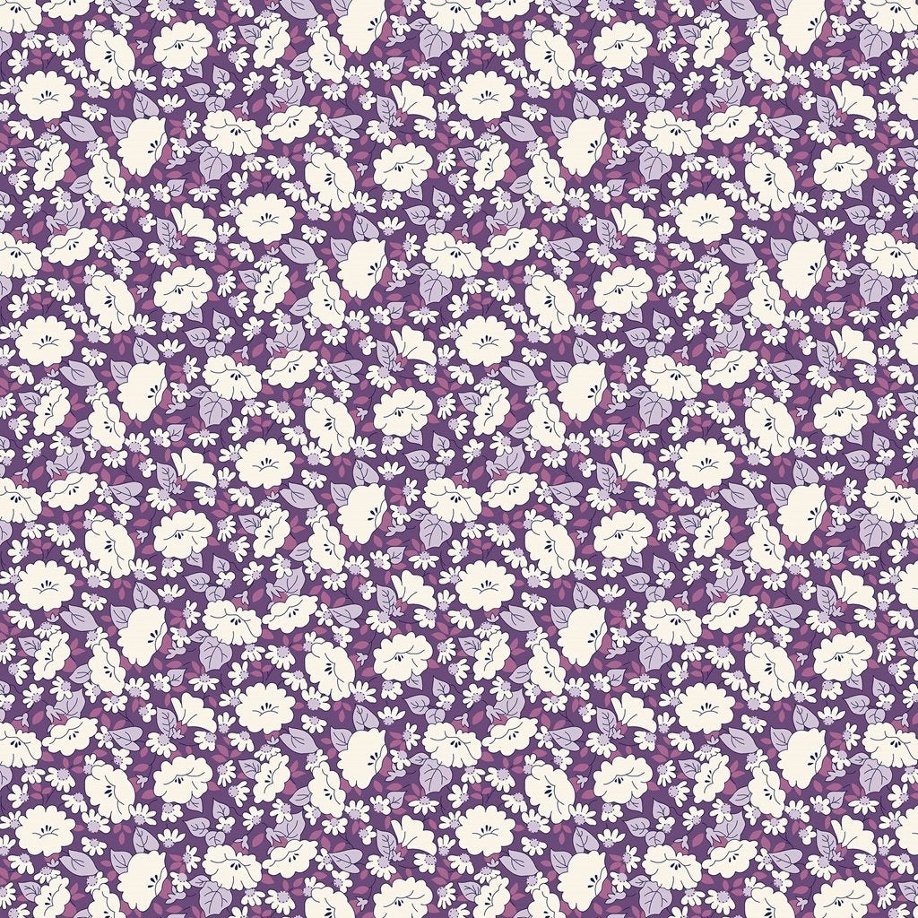 Liberty Tudor Celebration - Mayflower Meadow - Purple image 0