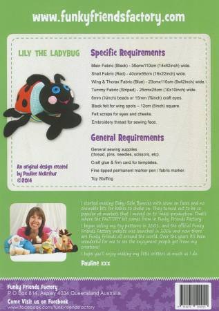 Lily Lady Bug - Funky Friends Factory Pattern image 1