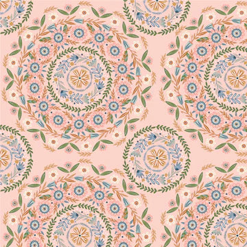 Hide and Seek by Poppie Cotton - Round-a-bout Pink image 0