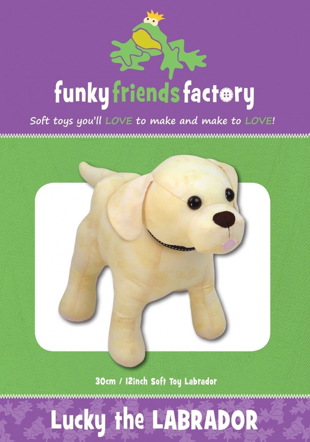 Lucky the Labrador - Funky Friends Factory Pattern image 0