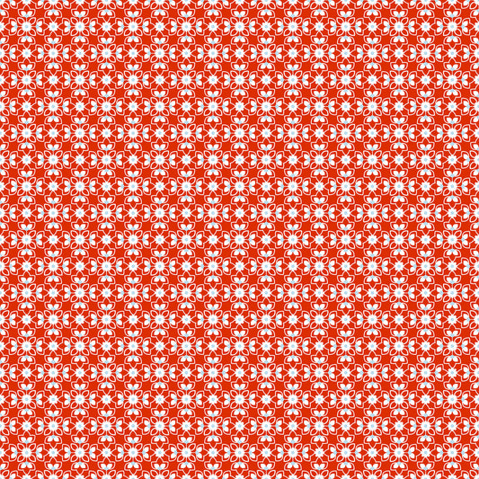 Elise by Poppie Cotton - Trellis Red