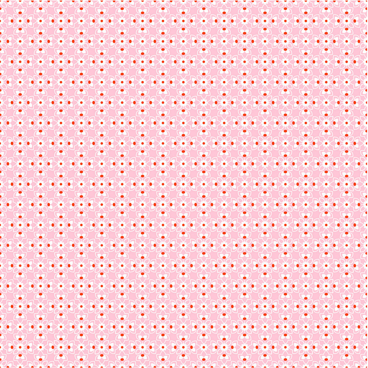 Elise by Poppie Cotton - Trellis Soft Pink