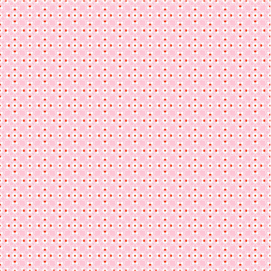 Elise by Poppie Cotton - Trellis Soft Pink