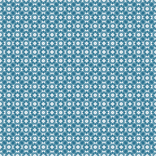 Elise by Poppie Cotton - Trellis Blue