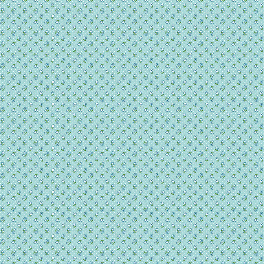 Flower Market by Poppie Cotton - Flower Freckles Blue