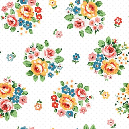 Flower Market by Poppie Cotton - Market Bouquet White