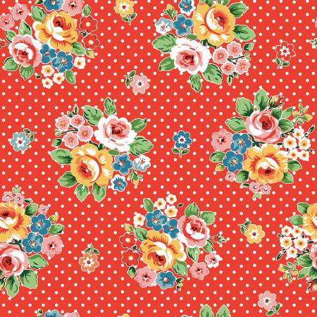 Flower Market by Poppie Cotton - Market Bouquet Red