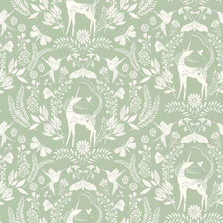 Unicorn Dreams by Poppie Cotton - Enchanted Mint