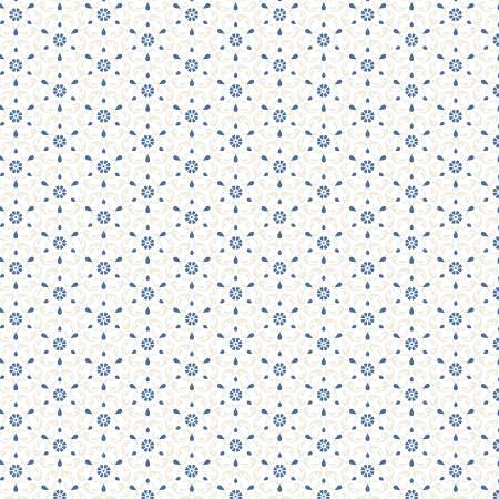 Lakeland Blues by Poppie Cotton - Tri-damask Light