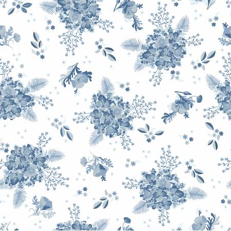 Lakeland Blues by Poppie Cotton - Hydrangeas Light