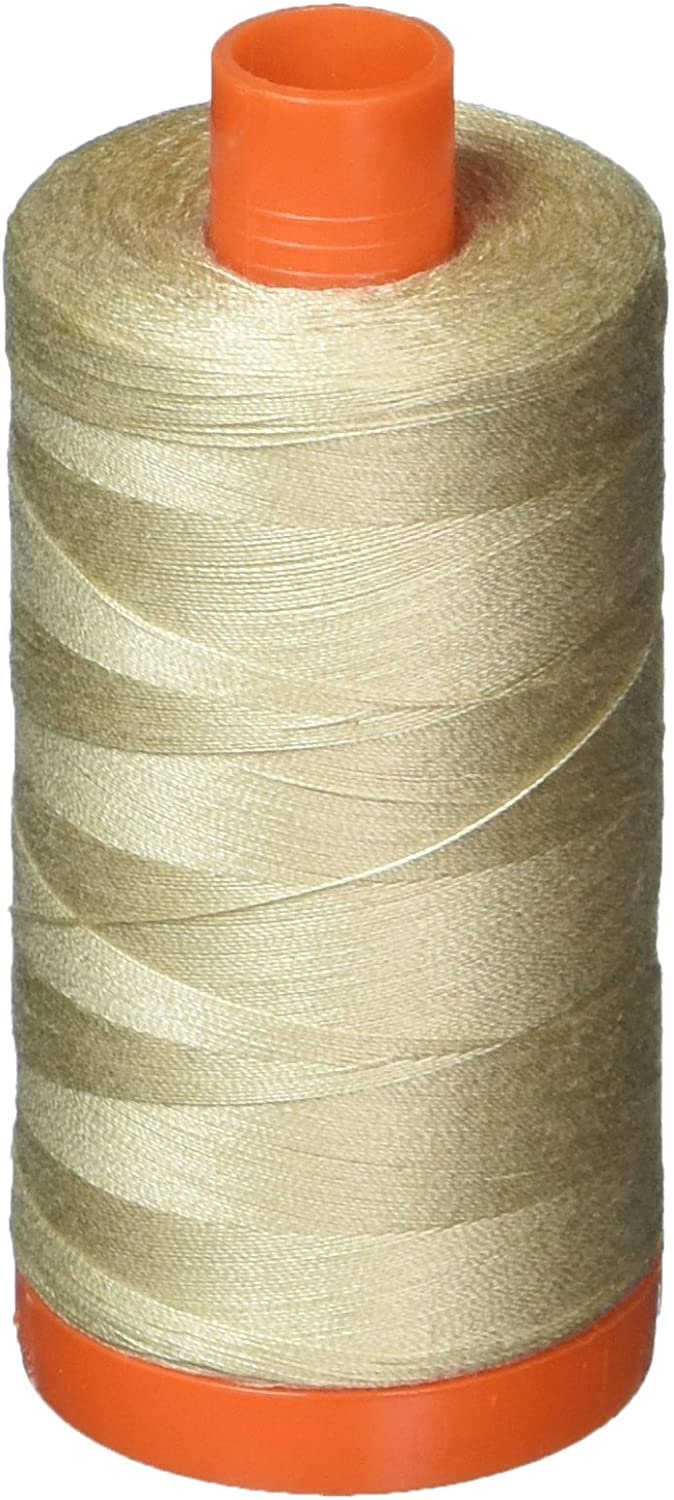 Aurifil 50Wt 100% Mako Cotton Thread Ermine image 0