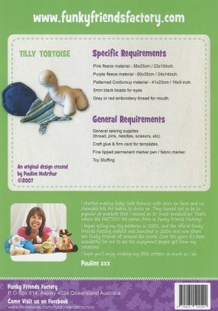 Tilly Tortoise - Funky Friends Factory Pattern image 1