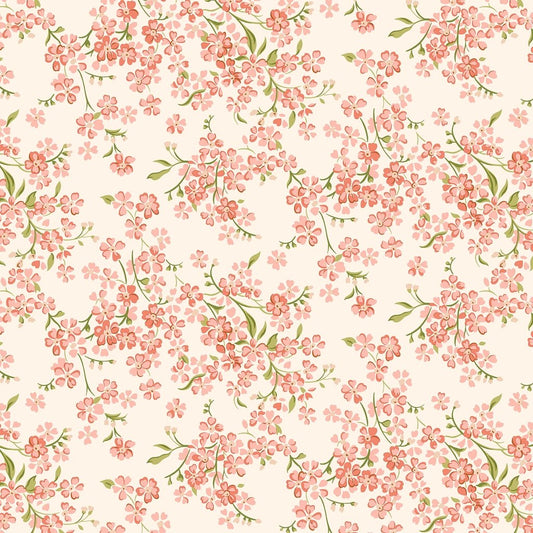 Liberty Floral Nostalgia - Forget-Me-Not Trail Pink image 0