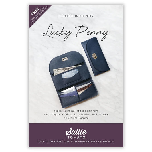 Lucky Penny Wallet Pattern by Sallie Tomato image 0