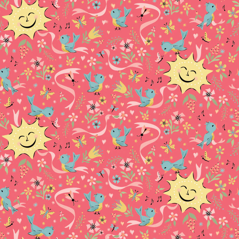 Finding Wonder by Poppie Cotton - Sunshine Pink image 0