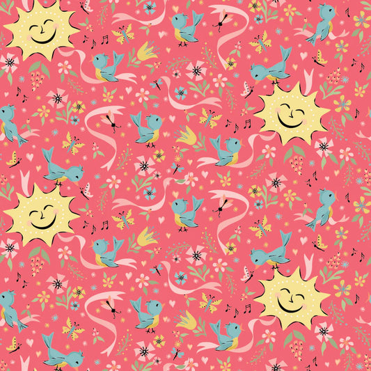 Finding Wonder by Poppie Cotton - Sunshine Pink image 0