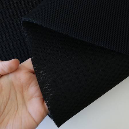 Air Mesh Black 1/2yd - Bag Hardware by Sallie Tomato image 0