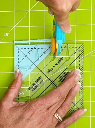 Quilt In A Day 4 1/2" Triangle Square Up PLUS Ruler image 3
