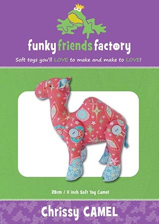 NEW Chrissy The Camel- Funky Friends Factory Pattern image 0