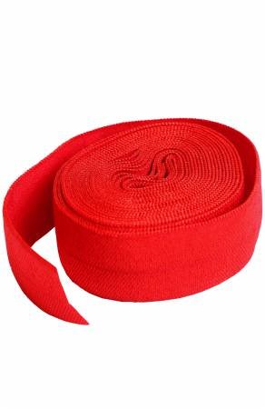 ByAnnie Fold-Over Elastic by the Metre (Colour options available) - Atom Red image