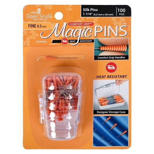 Taylor Seville Magic Pins Silk Fine 100pc image 0