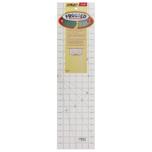 Olfa Quilting Ruler 6"x 24" Frosted - Non Slip image 0