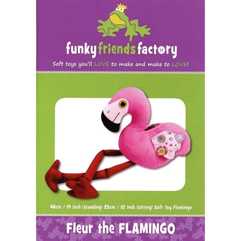 Fleur the Flamingo - Funky Friends Factory Pattern image 0