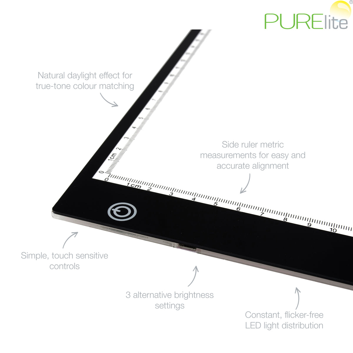 Purelite LED Light Box Ultra-Thin: A4