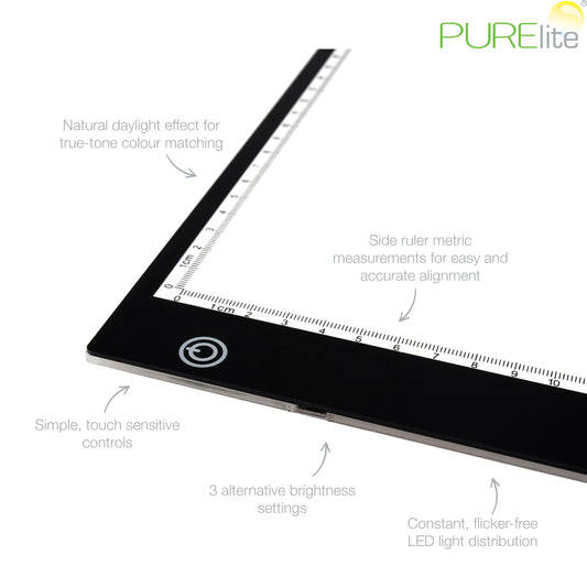 Purelite LED Light Box Ultra-Thin: A4