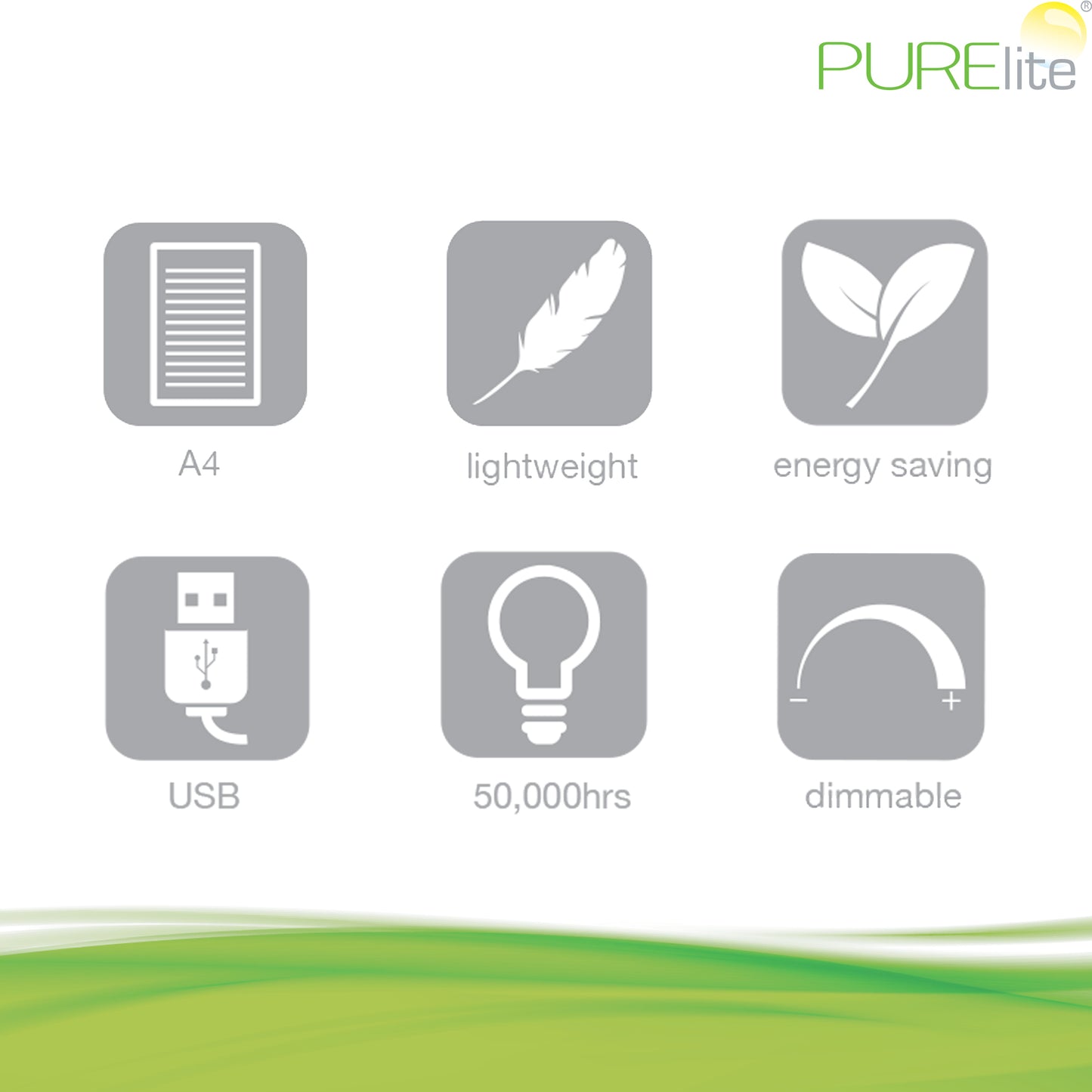 Purelite LED Light Box Ultra-Thin: A4