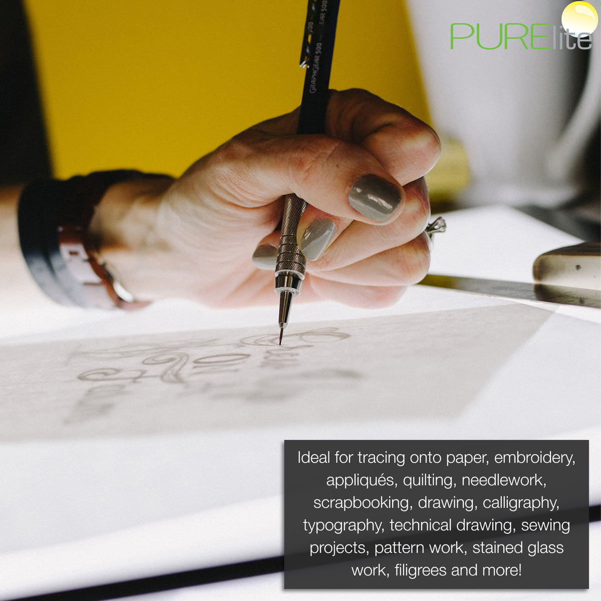 Purelite LED Light Box Ultra-Thin: A4